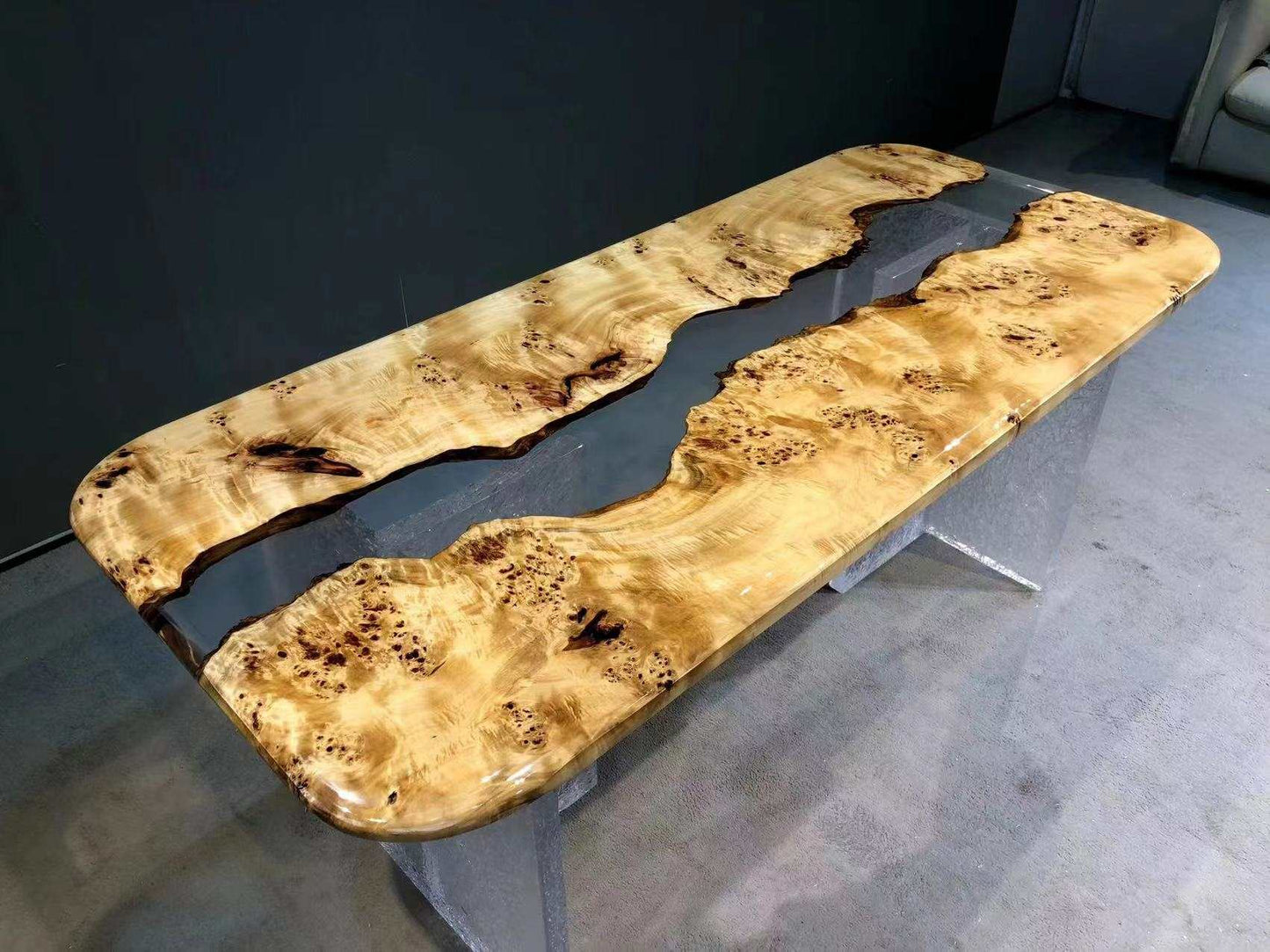 Epoxidharz, Harztisch, Handarbeit, Massivholz