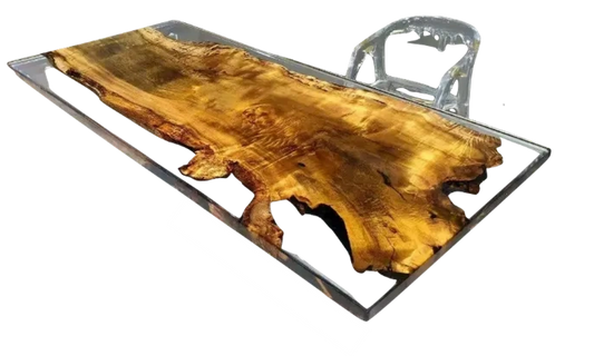 Epoxidharz, Harztisch, Handarbeit, Massivholz