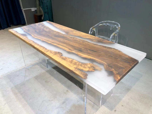 Epoxidharz, Harztisch, Handarbeit, Massivholz