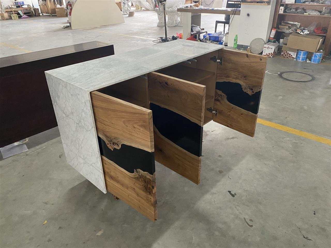 Unterschrank Epoxid Harz