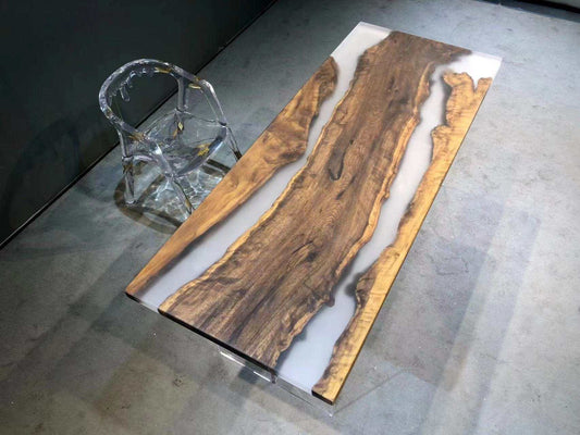 Epoxidharz, Harztisch, Handarbeit, Massivholz