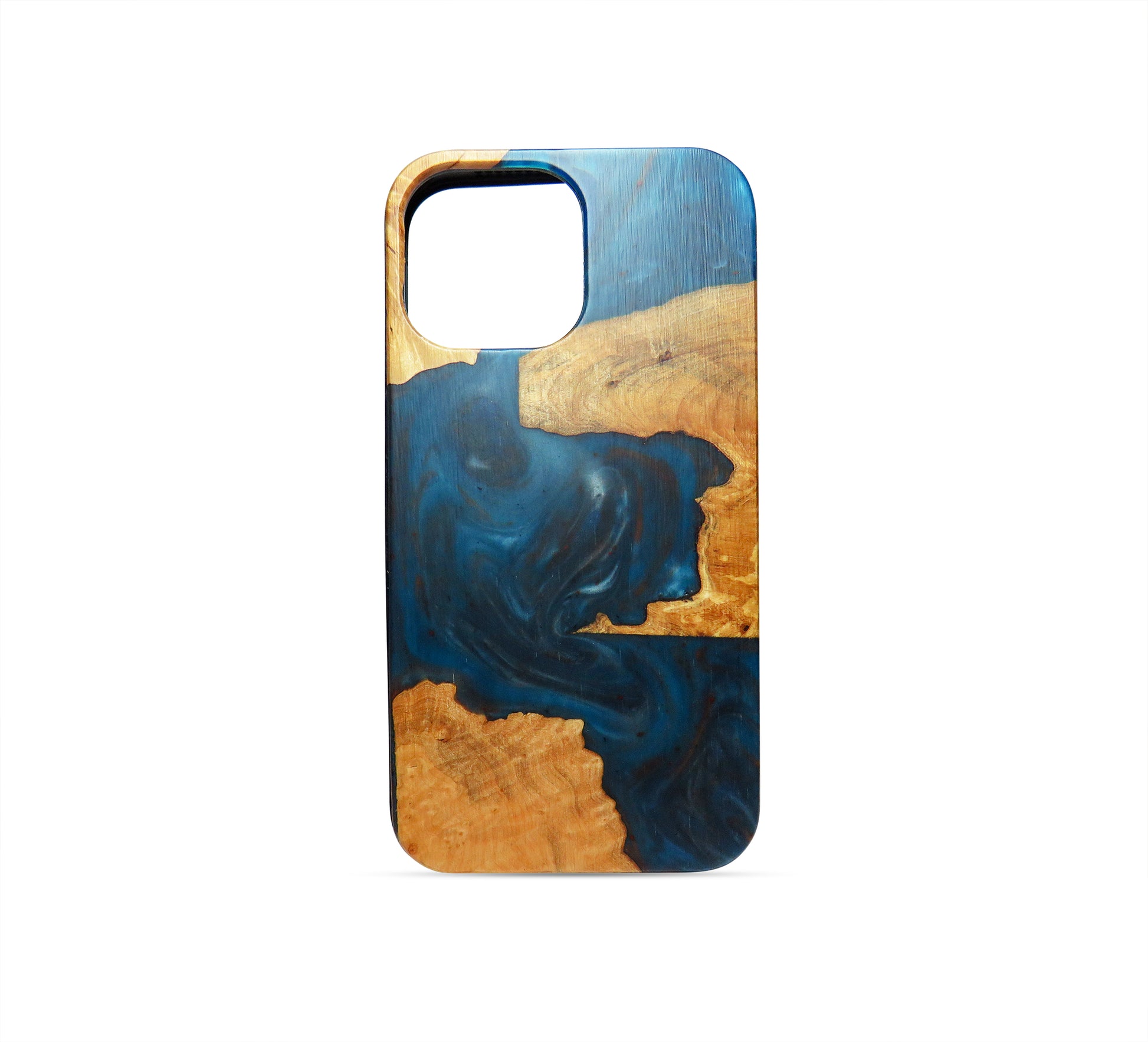 Handyhülle, Epoxidharz, Handarbeit