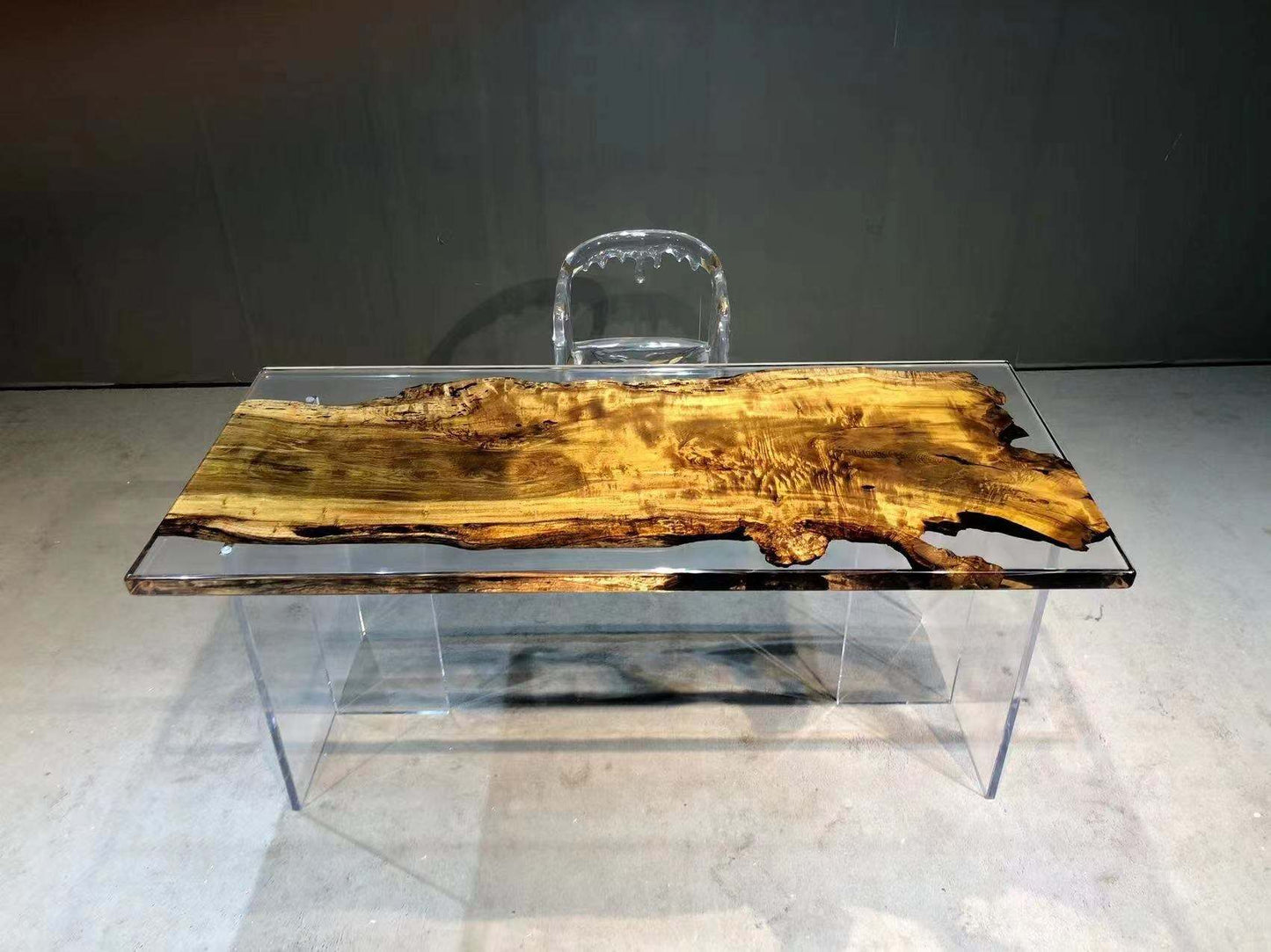 Epoxidharz, Harztisch, Handarbeit, Massivholz