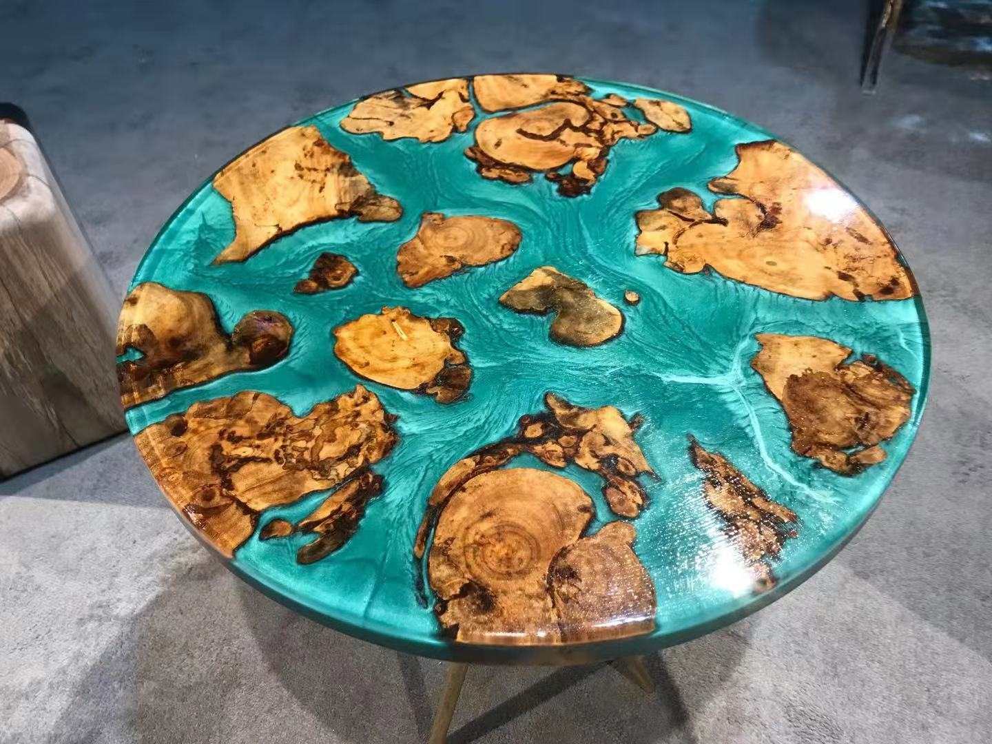 Epoxidharz, Harztisch, Massivholz